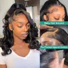250% Body Wave Transparent Bob 13x6 Lace Front Human Hair Wigs 5x5 Glueless Ready To Wear 13x4 Lace Frontal Brazilian Remy Wig