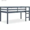 Inne zasoby pościeli DHP Milton Junior Twin Loft Bed Grey Y240320