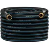 Fevone Garden Hose 100 ft x 5/8頑丈な水ホース柔軟で軽量のハイブリッドホースキンクフリーコイルソリッドAl 240311