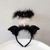 Accessoires pour cheveux, accessoires de spectacle de danse pour femmes, Cosplay Lolita, cerceau lumineux, ange diable Po