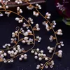 Headpieces YouLaPan Long Bridal Hair Vine Crystal Pearl Piece Handmade Wedding Headband Accessories For Women HP406