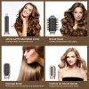 乾燥機新しいヘアドライヤーブラシ6 in 1カーリングアイアンヘアストレートナーブロワーホットエアスタイラーコーンプロフェッショナルカーラードライヤー向け