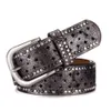 Designer Belt for Women Womens Rhinestone Rivet Inlaid Alloy Needle Buckle Pink Belt Fashionable and Casual with Jeans Belt Trend