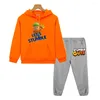 Kleidung Sets Stumble Guys Mit Kapuze Fleece Sweatshirt Anime Hoodie Kinder Boutique Kleidung Für Junge Mädchen Herbst Kinder