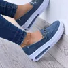 Casual Shoes 2024 Kvinnor Fashion Solid Color Imitation Suede Bow Tie Round Toe Low Heel Bekväm sexig plattform Sneakers