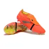 Voetbalschoenen ACCURACYes+ FG LAARZEN Paars/Rood/Zwart heren jongens dames Schoenplaten Voetbalschoenen Botas De Futbol maat 35-45EUR