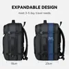Okul çantaları erkek sırt çantası 17.3inch dizüstü bilgisayar büyük kapasiteli su geçirmez genişletilebilir erkek iş seyahati geri paketi