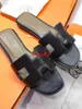 Sandali in pelle Oran Slifori femminili 2024 Summer Nuovi scarpe vere in pelle Fashion Outsider Slimpo