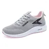 Scarpe casual 2024 Scarpe da ginnastica traspiranti in mesh alla moda da donna Scarpe da tennis vulcanizzate elastiche antiscivolo da corsa leggere e confortevoli