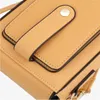 Tasche Frauen Schulter 2024 PU Leder Handtasche Mit Karte Slot Mädchen Shopper Mode Lässig Einfarbig Multifunktions Handy