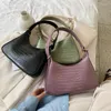 Totes tygväskor för kvinnor vintage handväska mjuk läder axelväska retro stenmönster kvinnlig handväska