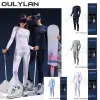 ضع Oulylan Professional تجفيف سريع التزلج على الجفاف الداخلي دافئ ضغط التزلج في الهواء الطلق للرجال