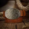 Belts Fashionable men Western style PU belt