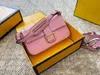 Designerska skórzana torba na ramię Kwastyczna torebka najwyższej jakości crossbody luksusowa marka torebka portfela lady
