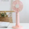 Fani elektryczne Summer Mini Cooler Handheld Portable Fan Fan Fan lub niezależne ładowanie podręcznika podróży na zewnątrz FANY240320