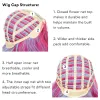 Wigs mi manchi i capelli sintetici sintetici corti dritti neri rosa rosa rosso viola marrone chara pettinatura di ruolo da girl cosplay parrucca Halloween Party