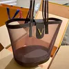 Designer -Tasche transparente Strandtasche Tasche Frauen Handtaschen üben einen Schulterboten große Einkaufstasche