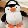 Pantofole yvvcvv carino pinguin fluffy fluff slifori donne calde peluche chiuse peluche slittatori per scivolo per casa 2022 scarpe interne invernali