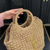 Sac à bandoulière Designer de luxe Sac fourre-tout en raphia Mode Été Voyage Sac de plage Sac à provisions Casual Minimaliste Fourre-tout Cool pour un été