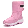 Boots Jianbudan 2023 Nouveaux bottes de neige chaudes chaudes extérieures Bottes de coton pour femmes en extérieur réconfort réconfort