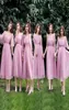 Plus Size Light Blue Gray Pink Champagne Junior Bridesmaid Dresses Sweet Memory Wedding Party Dress Graduation Robes8908500