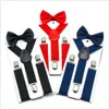 2019 Kids MareaDers Bow Tie Stet Boys Girls Braces مرنة ysuspenders مع Bow Tie Fashion Belt Kids Baby Retro Clip 502002084