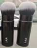 LAUR LER Retractable Makeup Brush Black Professional Powder Brush