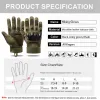 Clothings Military Full Finger Gloves Tactical Gloves Touch Screen Men Sports Protective Nylon Hunting Hiking Cycling Airsoft Work Gloves