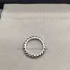 Venda quente anéis de luxo 925 prata esterlina clássico onda circular anel requintado luxuoso charme feminino designers jóias presente
