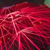 650nm Red Laser Glasses Party LED Solglasögon Laserljus Steg Ljus blinkande glas Utför utställning Supplies DJ Disco Party Light
