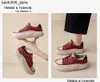 Casual Shoes Spring Tennis Shoes for Women PU Leather Trend Fashion Sports Shoes Anti slip and Breathable Casual Womens Sports Shoes Q240320