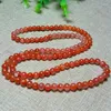 Strand Naturalne czerwone kryształowe bransoletki 5,5 mm koraliki kwarcowe Kamienne urok biżuterii moda wielowarstwowa ręcznie robione kobiety pulseras mujer