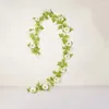 Dekorativa blommor Artificial Daisy Rattan Simulation Sunflower Flower Vine Wedding Party El Office Wall Hanging Home Festival Decoration