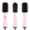 Brushes New Upgrade One Step Hot Air Brush Hair Dryer Brushes Professional 3 in 1 Curling Iron Straight Electric Blowdryer High Quality