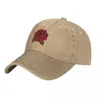 Ball Caps Red Rose Denim Baseball Cap Valentijnsdag Cadeau Gym Trucker Hat Zomer Drop Paar Trendy Logo