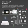 Contrôle Zemismart Matter Zigbee Thread Hub Smart Home Bridge Matter Gateway, prise en charge de l'application Tuya Google Home Control