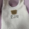 Sacs d'école mignon ours laine sac à main nom personnalisé sac à provisions maman bébé landau suspendu léger et à la mode