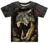 2021 Dinosaurus 3D Print T-shirts Kinderen Kids Streetwear Grappige Cartoon Animal Tees Tops Jongens Meisjes Sportkleding Mode T-shirt Hara7661924