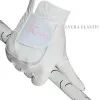 Handskar Bracetop 1 Par Golfhandskar för kvinnor andningsbara 3D -prestanda Nonslip Wearresistent Hållbar solskyddsmedel Modesporthandskar