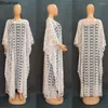 Etnische kleding kanten jurk voor Afrikaanse vrouwen Abaya Dubai Marokkaanse Kaftan Midden-Oosten Maxi-jurken Robe Eid Islamitische Dashiki