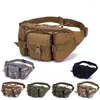 Sacs de taille Sac tactique Gun Holster militaire Fanny Pack Sling épaule poitrine extérieure Assult dissimulé pistolet porter