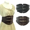 Riemen Vrouwen Verstelbare Taille Riem Vintage Brede Corset Middeleeuwse Stijl Volwassen Decoratieve Jas Met Gesp Drop