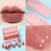 Mini 10 Cores Líquido Lip Gloss À Prova D 'Água Antiaderente 24 Horas de Longa Duração Veludo Matte Batom Lip Gloss Cosméticos Maquiagem Cuidados 240320