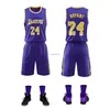 Lakers 24 Nets Celtics 11 Kit de basket-ball pour hommes Maillot d'équipe d'entraînement de jeu L-5XL