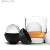 Glassverktyg 6 cm silikon rund isform hockey för whisky isbit kök rund mögel boll chokladbricka isbollverktyg bar l240319