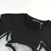 メンズTシャツ新しいハイ2022ノベルティメンファッションTシャツブルドッグドッグ3Dトップヒップホップスケートボードストリートコットンティータンクトップ犬パンク＃R72 J240319