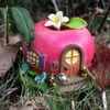 Decorazioni da giardino Ornamenti per la casa delle mele Miniature Accessori per fate Decorazioni in resina Decora la decorazione del paesaggio