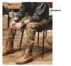 Pantalon pour hommes American Retro Paratrooper Automne Couleur unie Grande poche Tendance en plein air Large jambe Workwear Unisexe