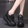 Casual Shoes Sneakers Women Luxury Spring Autumn Lace Up Wedge Platform 2024 Outdoor Fashion Air Cushion Running Zapatos