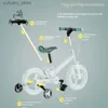 Fahrräder Ride-Ons Kinderfahrrad Laufrad 2-in-1 Multifunktionales faltbares Babyfahrrad 12-Zoll-Schiebefahrrad Kettenaufblasbarer PU-Reifen L240319